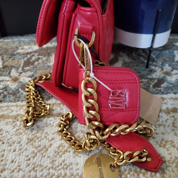 Steve Madden Cherry Crossbody with Gold Accents - Picture 11 of 12